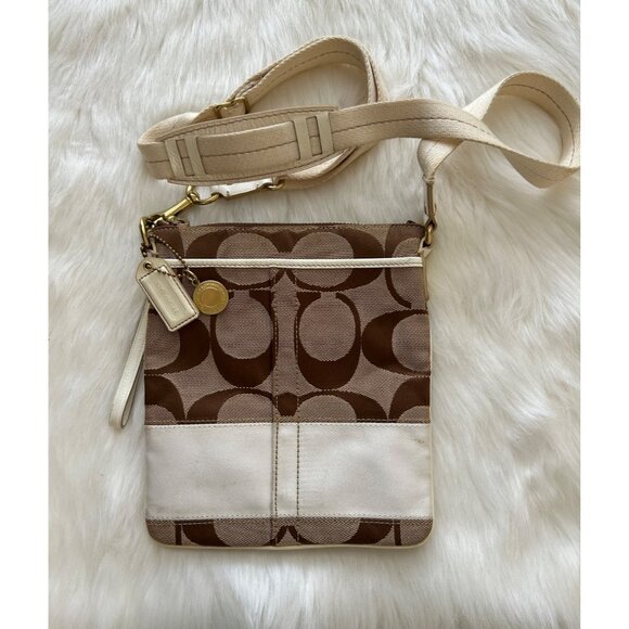 COACH Women's Crossbody in Signature Canvas - Picture 1 of 10